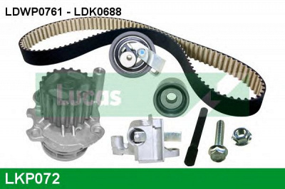 LUCAS ENGINE DRIVE lkp072 -  Водяной насос + комплект зубчатого ремня